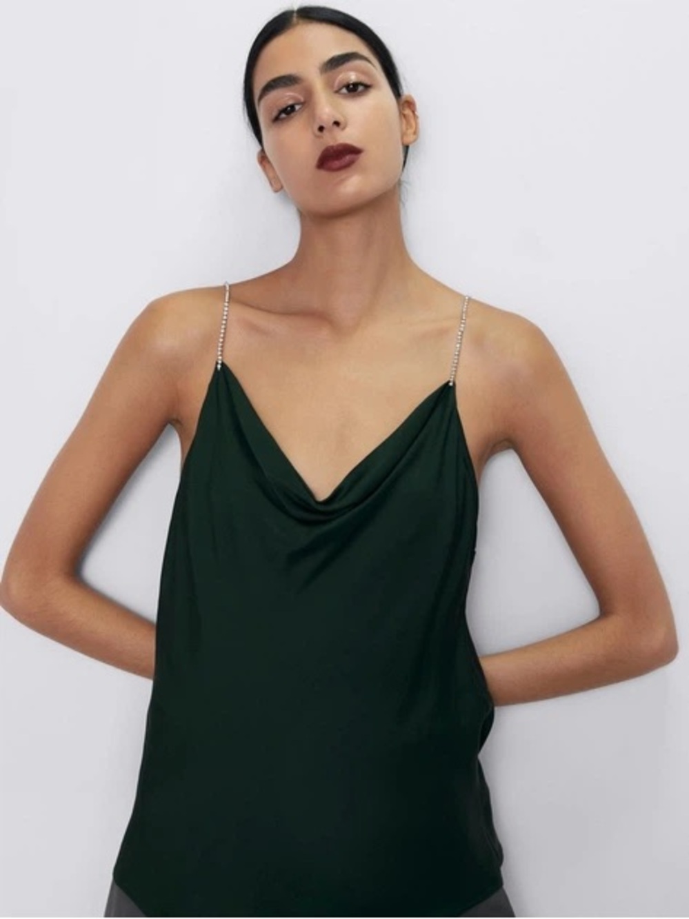 Zara Cowl Neck Tank NWT